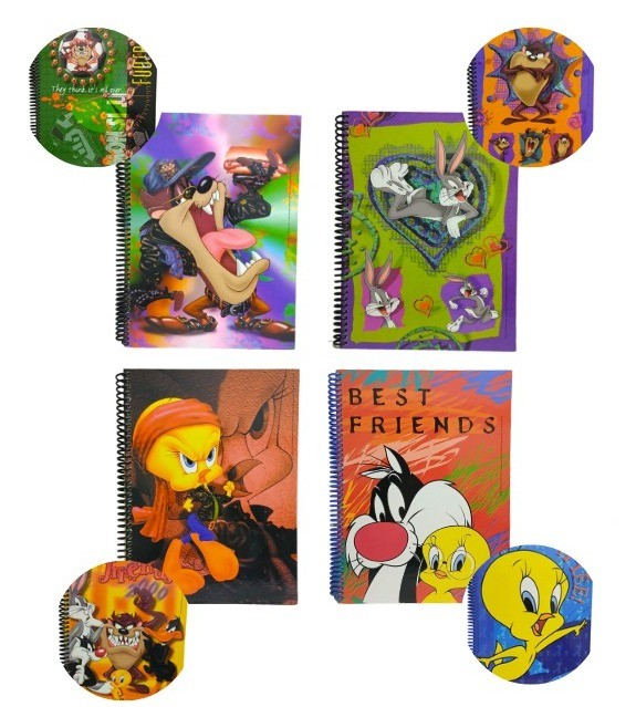 CADERNO C.D. 10X1 LONNEY TUNES 2 CAPAS